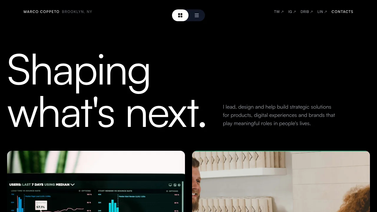 Loading preview of Parallax Agency Portfolio